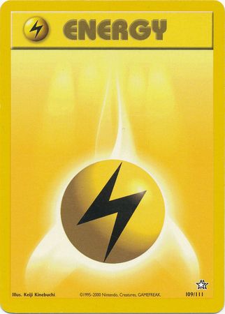 Lightning Energy (109/111) [Neo Genesis Unlimited] | Pegasus Games WI