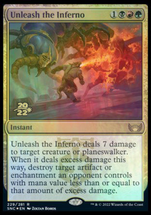 Unleash the Inferno [Streets of New Capenna Prerelease Promos] | Pegasus Games WI