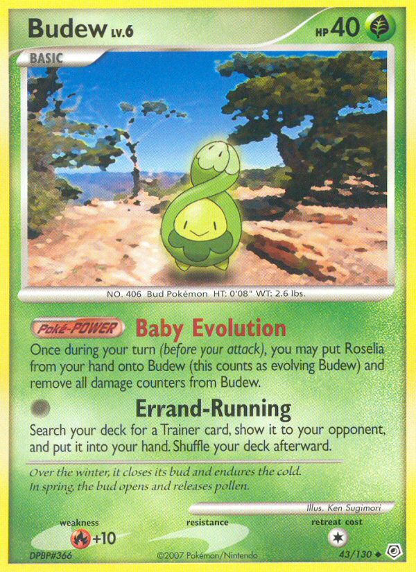 Budew (43/130) [Diamond & Pearl: Base Set] | Pegasus Games WI