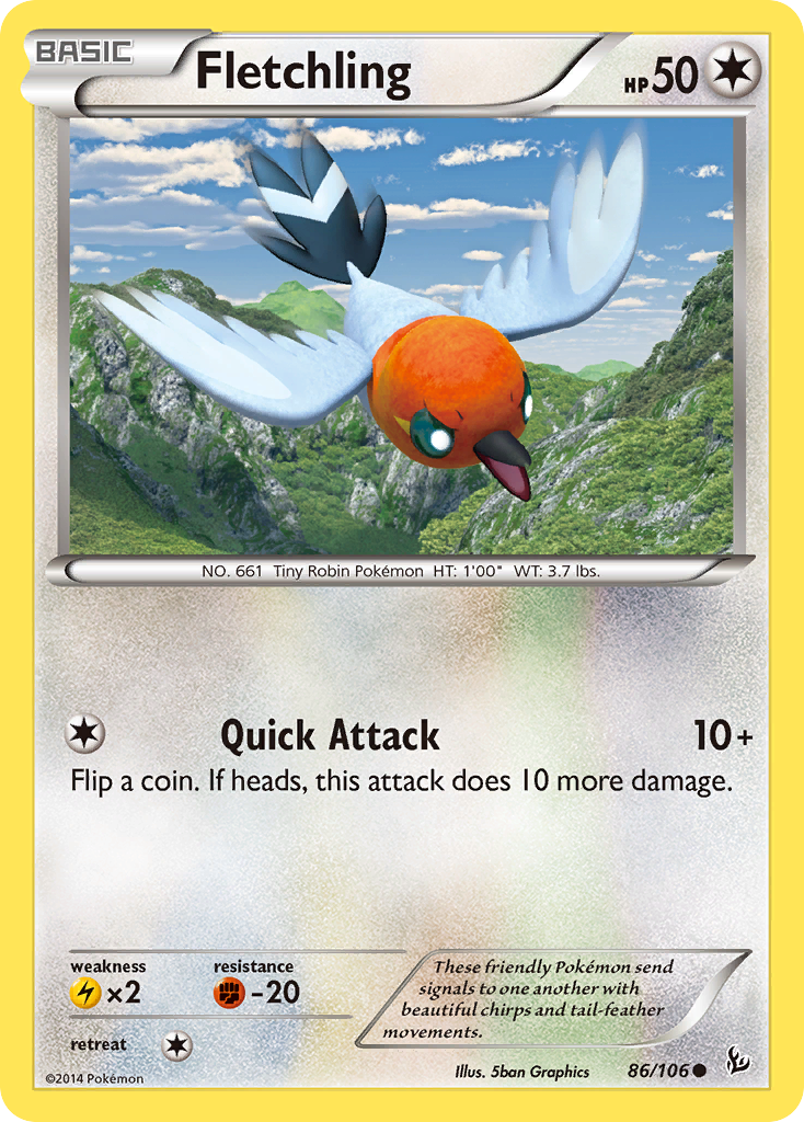 Fletchling (86/106) [XY: Flashfire] | Pegasus Games WI