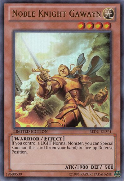 Noble Knight Gawayn [REDU-ENSP1] Ultra Rare | Pegasus Games WI