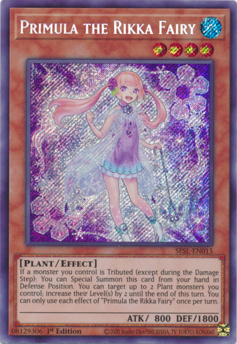 Primula the Rikka Fairy [SESL-EN015] Secret Rare | Pegasus Games WI