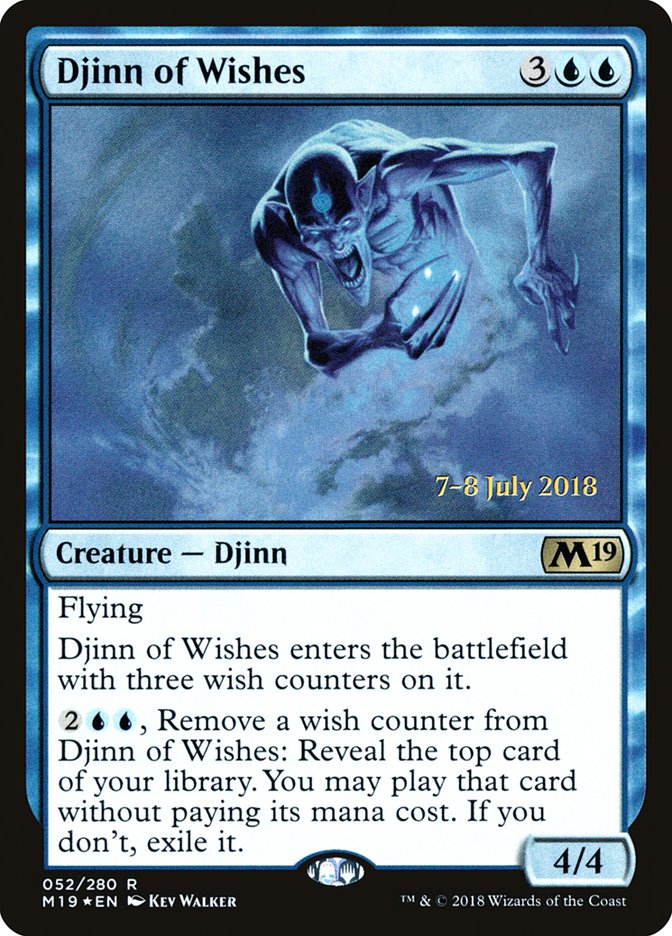 Djinn of Wishes [Core Set 2019 Prerelease Promos] | Pegasus Games WI