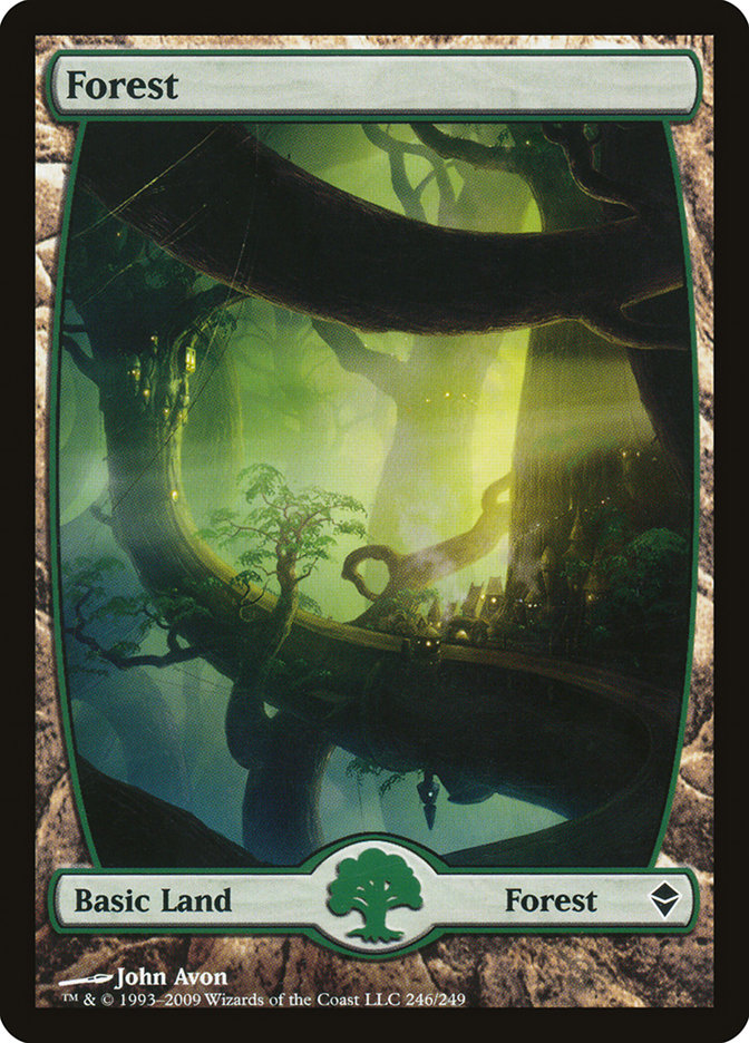 Forest (246) [Zendikar] | Pegasus Games WI