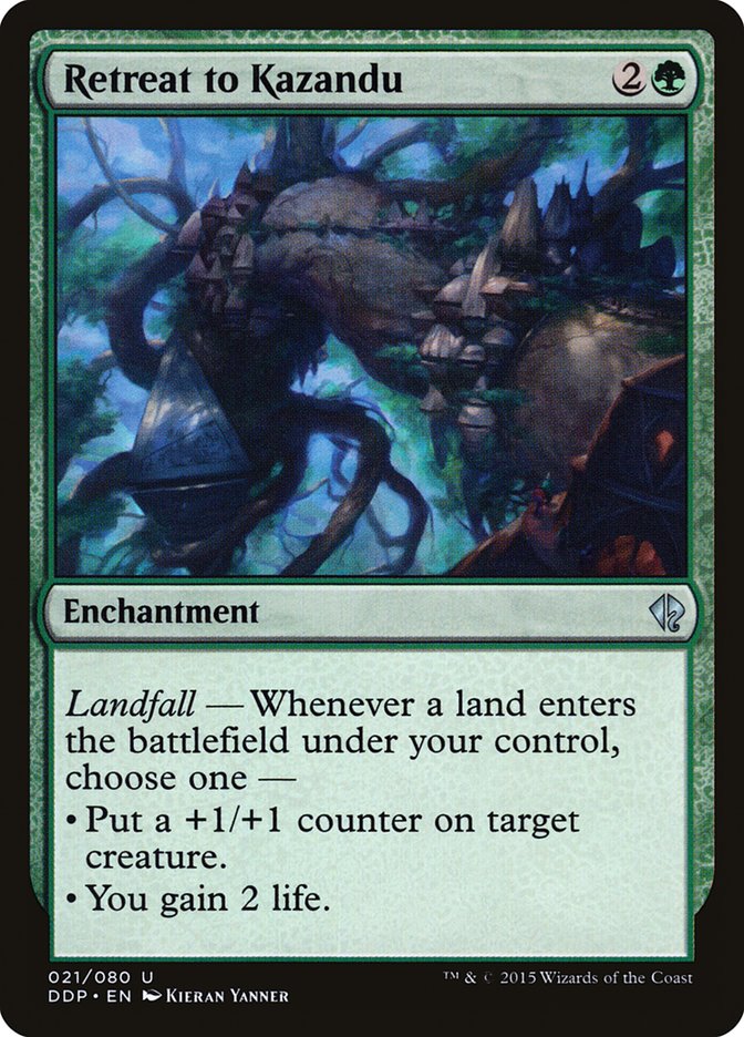 Retreat to Kazandu [Duel Decks: Zendikar vs. Eldrazi] | Pegasus Games WI