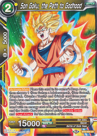 Son Goku, the Path to Godhood [BT8-068] | Pegasus Games WI