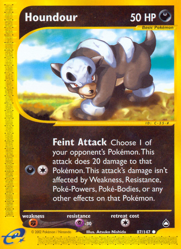 Houndour (87/147) [Aquapolis] | Pegasus Games WI