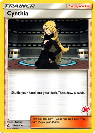 Cynthia (119/156) (Charizard Stamp #21) [Battle Academy 2020] | Pegasus Games WI