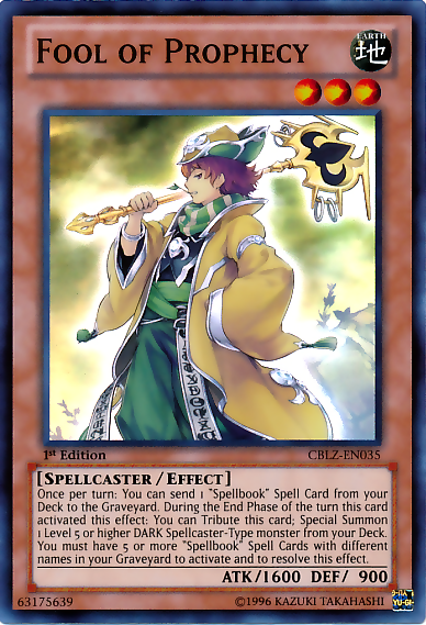 Fool of Prophecy [CBLZ-EN035] Super Rare | Pegasus Games WI