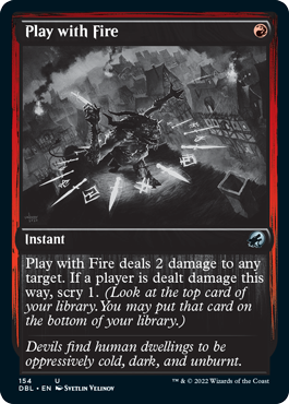 Play with Fire [Innistrad: Double Feature] | Pegasus Games WI