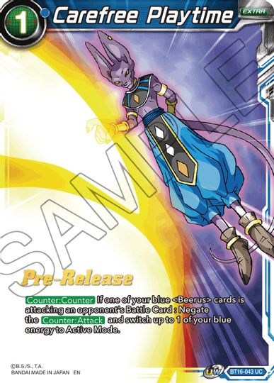 Carefree Playtime (BT16-043) [Realm of the Gods Prerelease Promos] | Pegasus Games WI