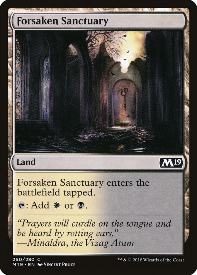 Forsaken Sanctuary [Core Set 2019] | Pegasus Games WI