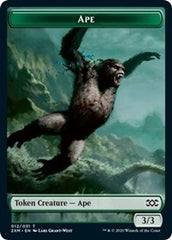 Ape // Beast Double-Sided Token [Double Masters Tokens] | Pegasus Games WI