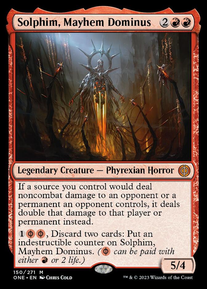Solphim, Mayhem Dominus [Phyrexia: All Will Be One] | Pegasus Games WI