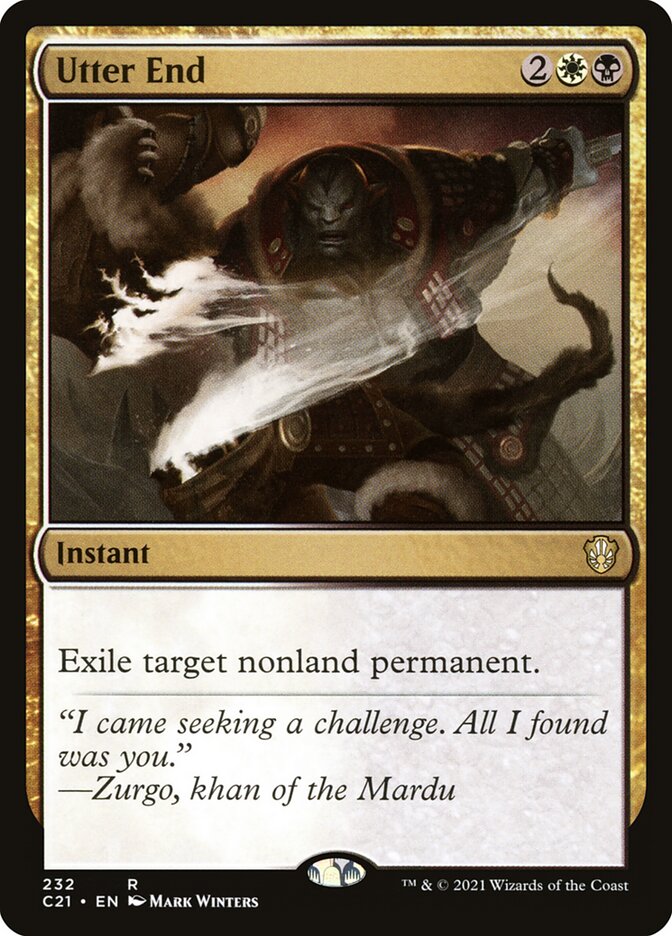 Utter End [Commander 2021] | Pegasus Games WI