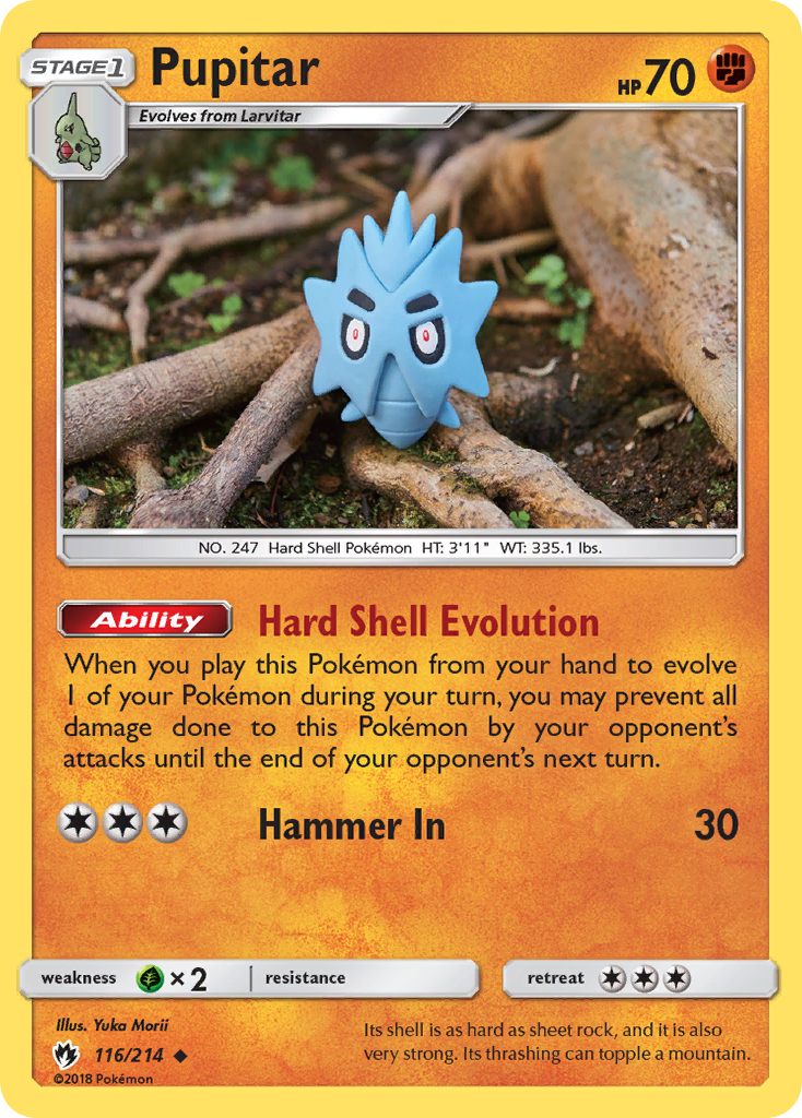 Pupitar (116/214) [Sun & Moon: Lost Thunder] | Pegasus Games WI