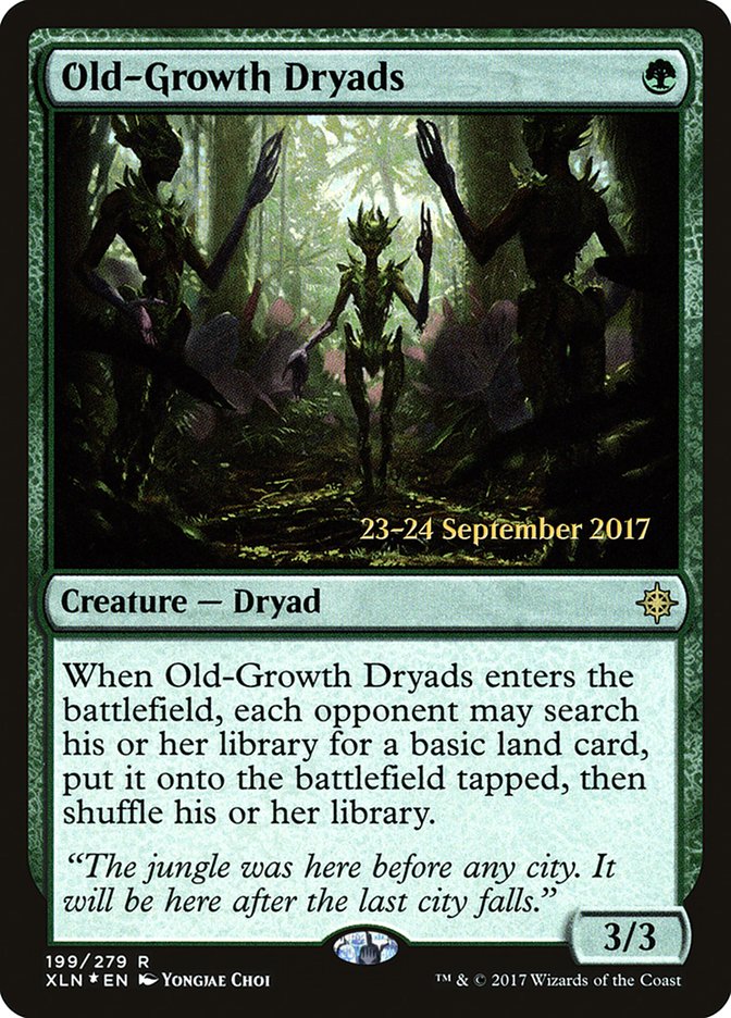 Old-Growth Dryads [Ixalan Prerelease Promos] | Pegasus Games WI