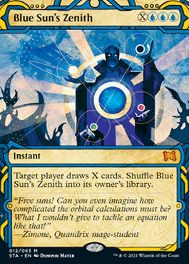 Blue Sun's Zenith (Foil Etched) [Strixhaven: School of Mages Mystical Archive] | Pegasus Games WI