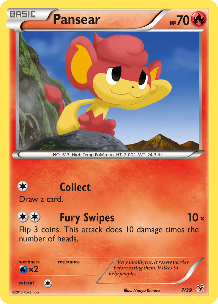 Pansear (7/39) [XY: Kalos Starter Set] | Pegasus Games WI