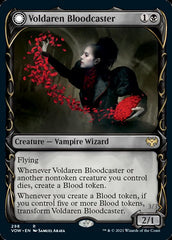 Voldaren Bloodcaster // Bloodbat Summoner (Showcase Fang Frame) [Innistrad: Crimson Vow] | Pegasus Games WI