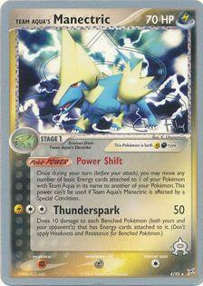 Team Aqua's Manectric (4/95) (Blaziken Tech - Chris Fulop) [World Championships 2004] | Pegasus Games WI