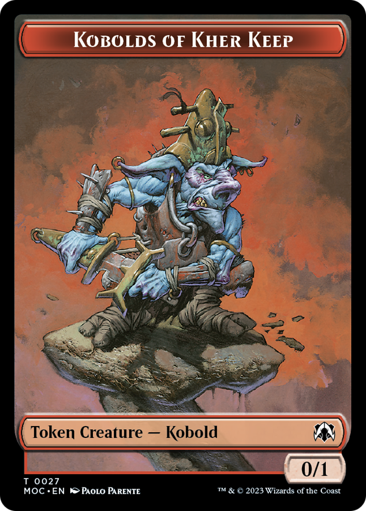 Bird // Kobolds of Kher Keep Double-Sided Token [March of the Machine Commander Tokens] | Pegasus Games WI