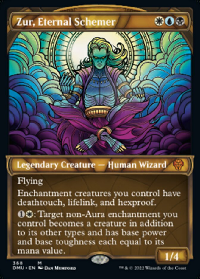 Zur, Eternal Schemer (Showcase Textured) [Dominaria United] | Pegasus Games WI