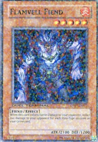 Flamvell Fiend [DT01-EN072] Super Rare | Pegasus Games WI