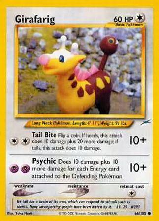 Girafarig (66/105) [Neo Destiny Unlimited] | Pegasus Games WI