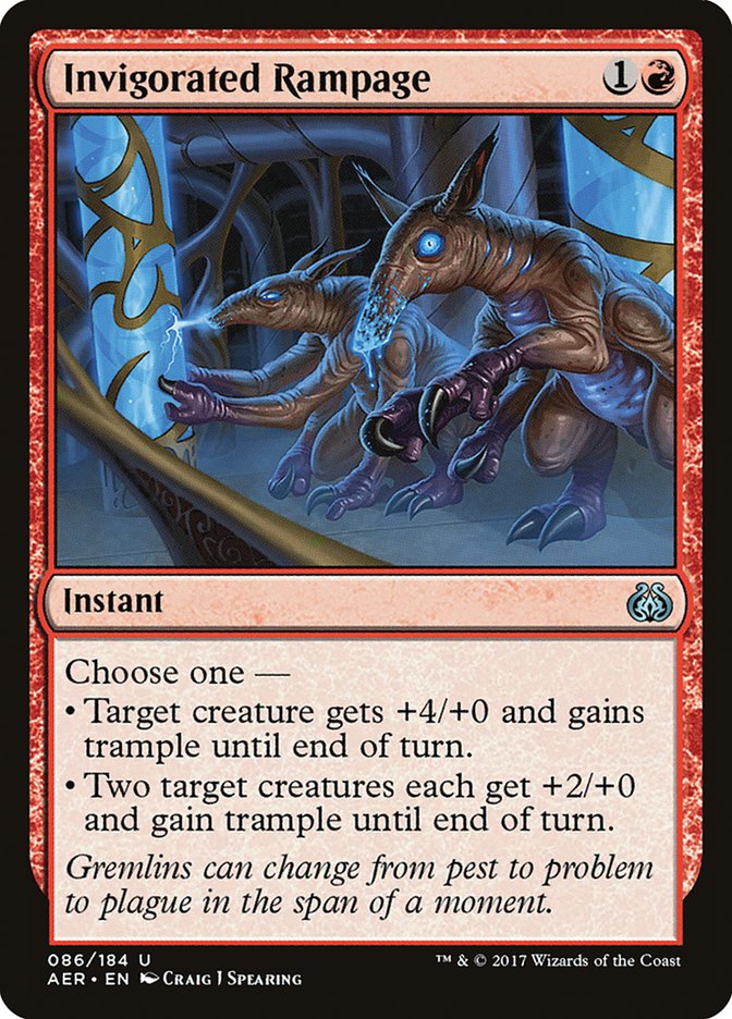 Invigorated Rampage [Aether Revolt] | Pegasus Games WI