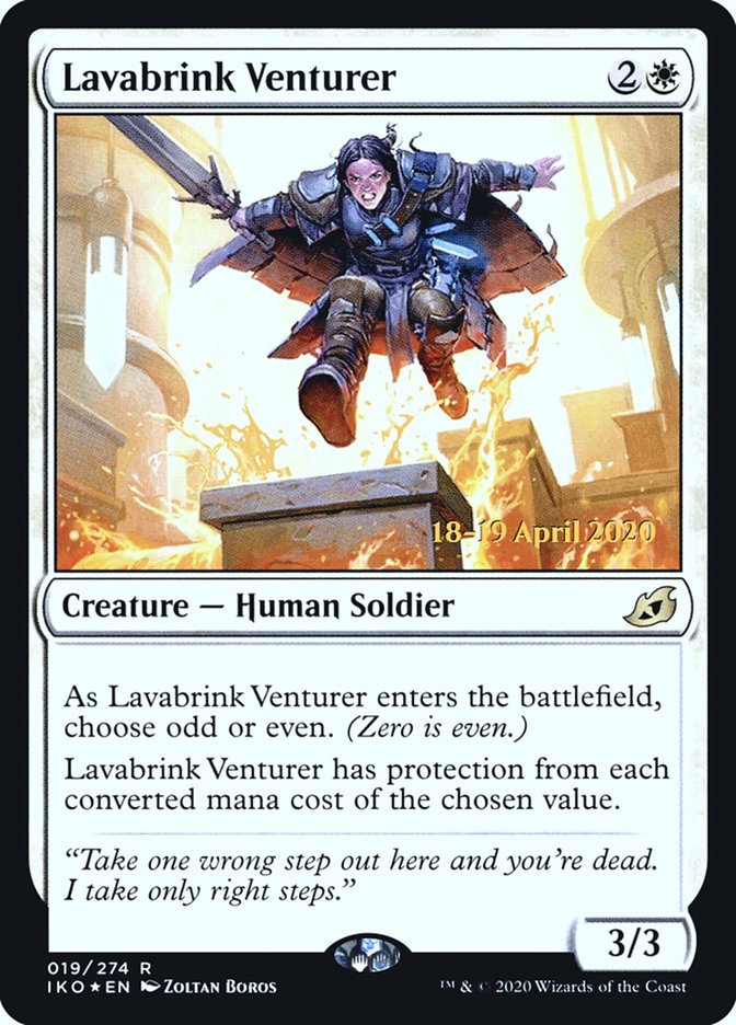 Lavabrink Venturer [Ikoria: Lair of Behemoths Prerelease Promos] | Pegasus Games WI