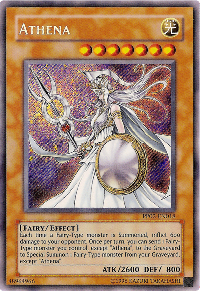 Athena [PP02-EN018] Secret Rare | Pegasus Games WI