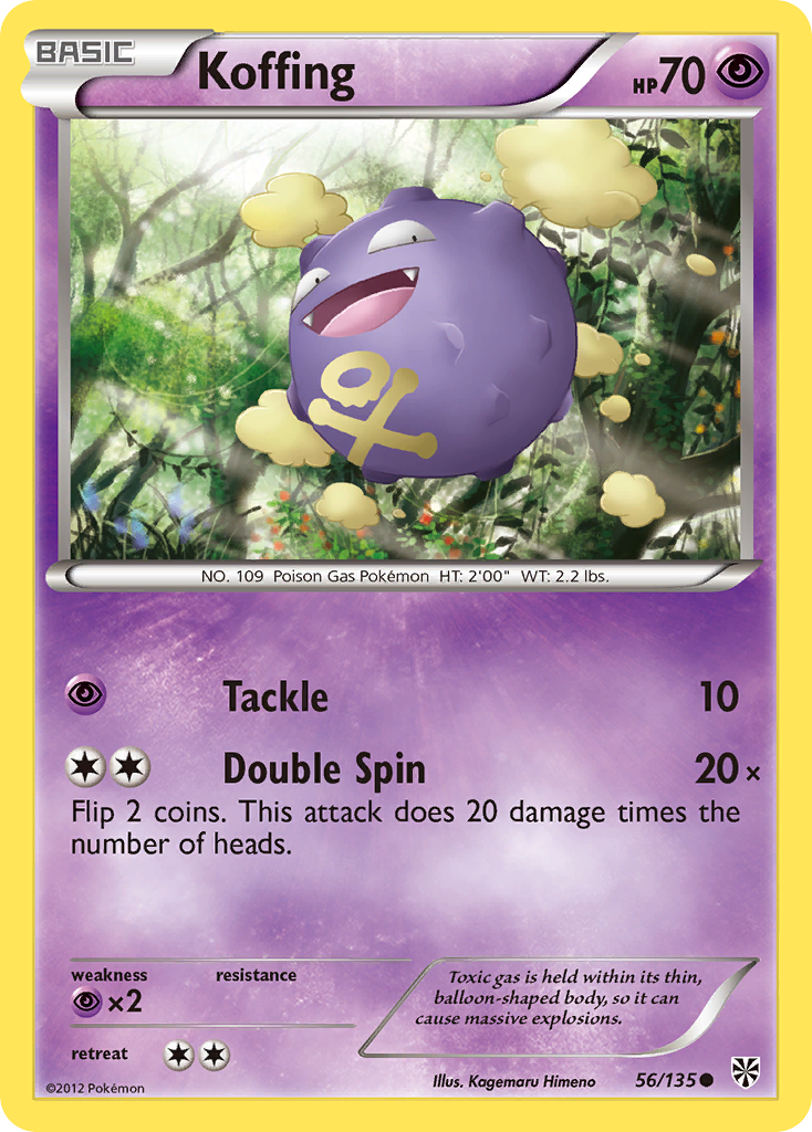 Koffing (56/135) [Black & White: Plasma Storm] | Pegasus Games WI