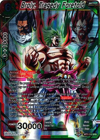 Broly, Tragedy Foretold (SPR) [BT7-115] | Pegasus Games WI