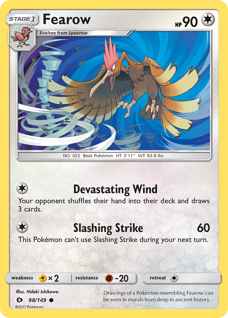 Fearow (98/149) [Sun & Moon: Base Set] | Pegasus Games WI