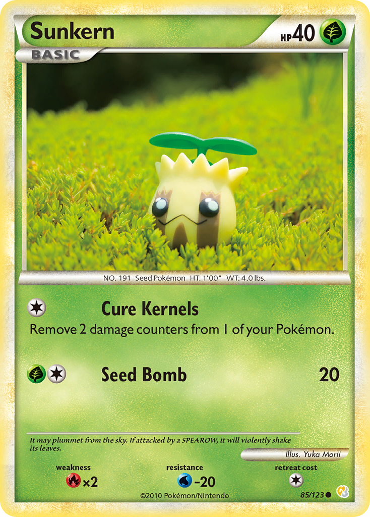 Sunkern (85/123) [HeartGold & SoulSilver: Base Set] | Pegasus Games WI