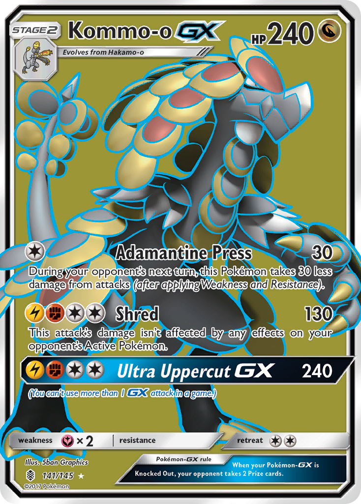 Kommo-o GX (141/145) [Sun & Moon: Guardians Rising] | Pegasus Games WI