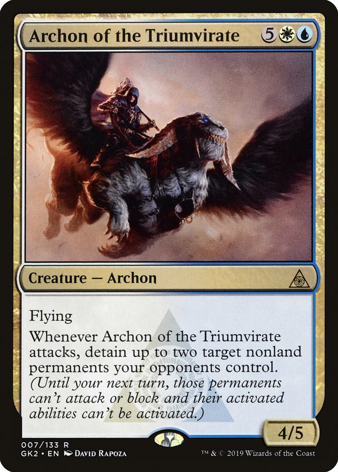 Archon of the Triumvirate [Ravnica Allegiance Guild Kit] | Pegasus Games WI