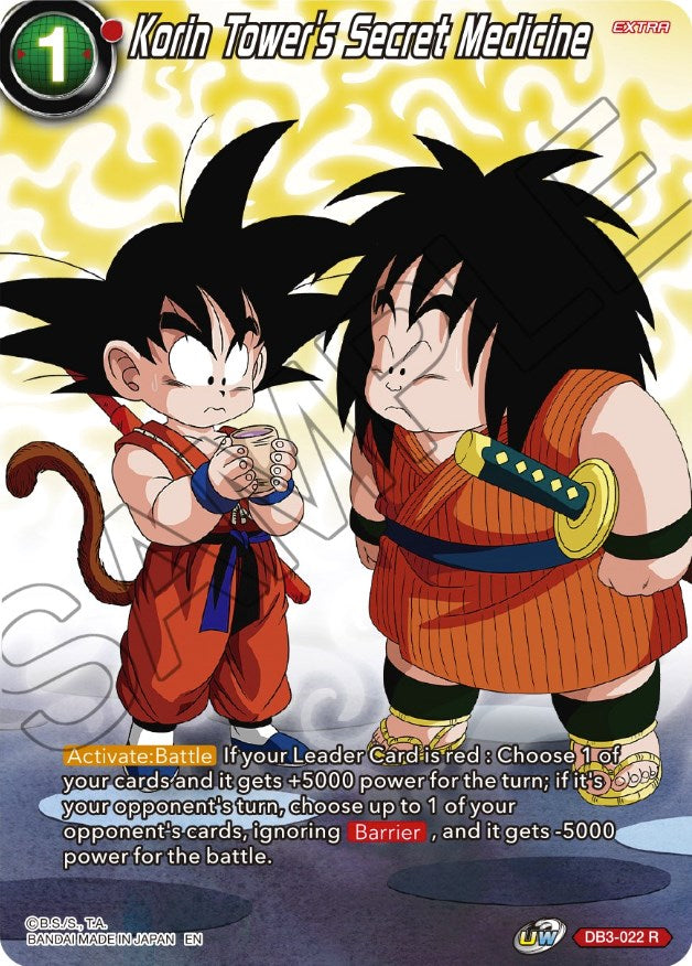 Korin Tower's Secret Medicine (DB3-022) [Theme Selection: History of Son Goku] | Pegasus Games WI