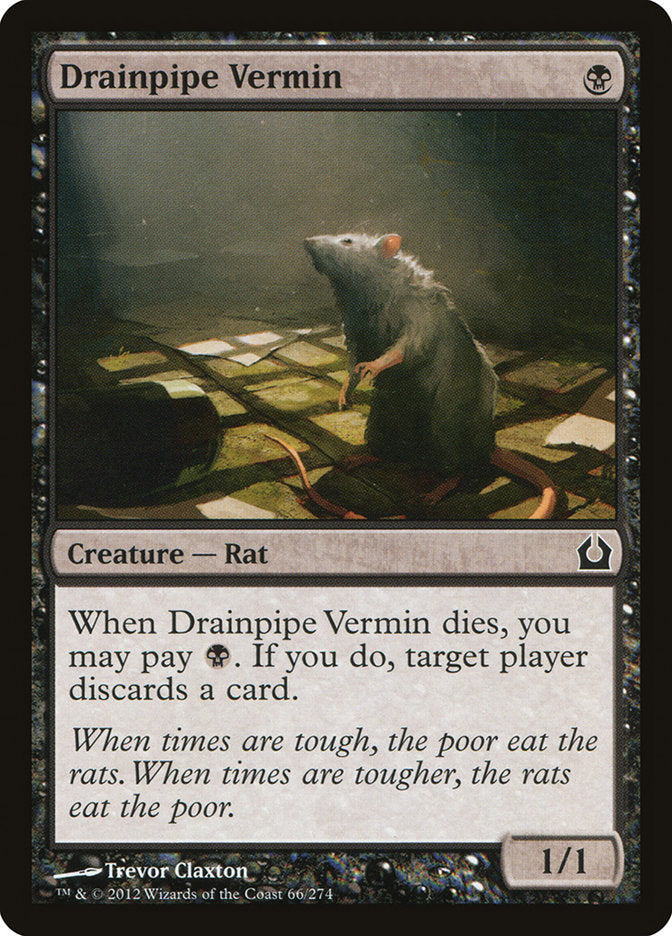 Drainpipe Vermin [Return to Ravnica] | Pegasus Games WI