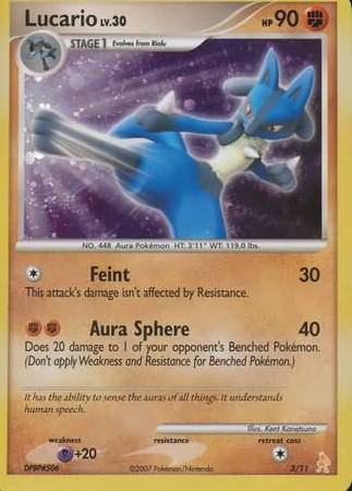 Lucario (3/11) [Diamond & Pearl: Trainer Kit - Lucario] | Pegasus Games WI
