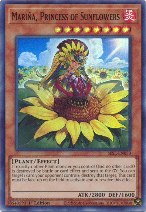 Mariña, Princess of Sunflowers [SESL-EN053] Super Rare | Pegasus Games WI