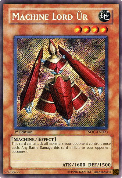 Machine Lord Ur [CSOC-EN093] Secret Rare | Pegasus Games WI