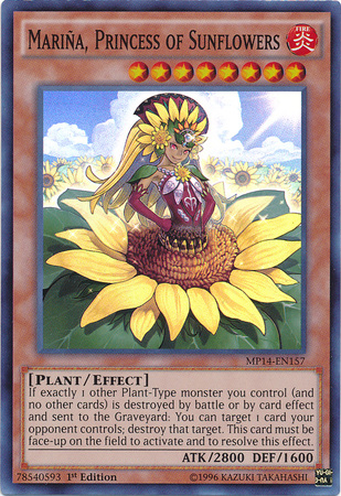Mariña, Princess of Sunflowers [MP14-EN157] Super Rare | Pegasus Games WI